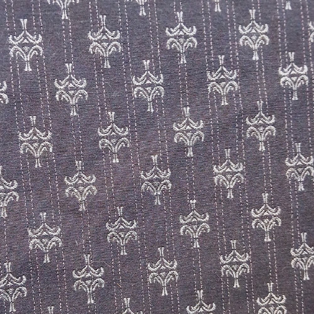 Tory Burch Dark Blue Textured Pants - Picture 6 of 6